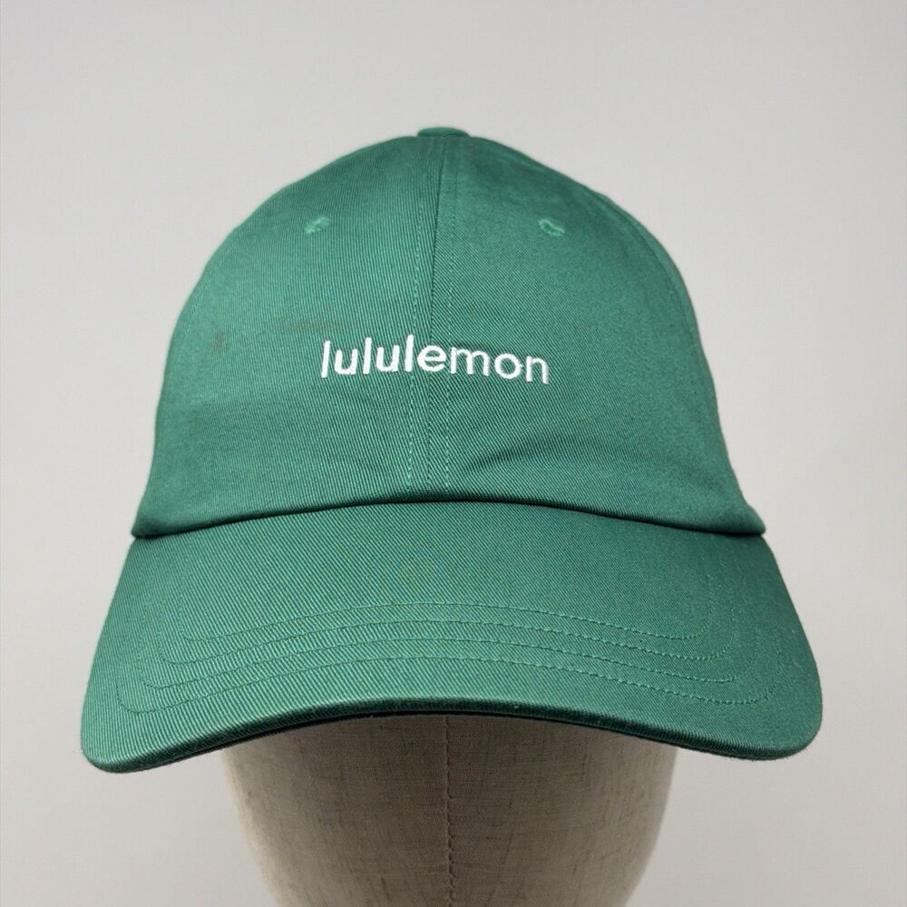 Lululemon Classic Unisex Ball Cap Wordmark Green Teal S/M Adjustable Hat